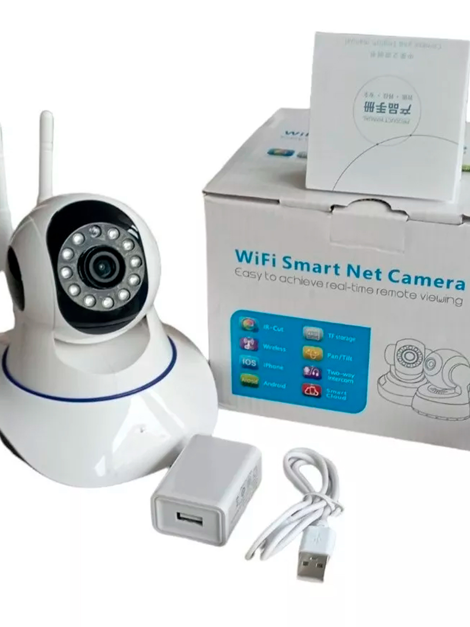 Camara Robotica 3 Antenas wi-Fi