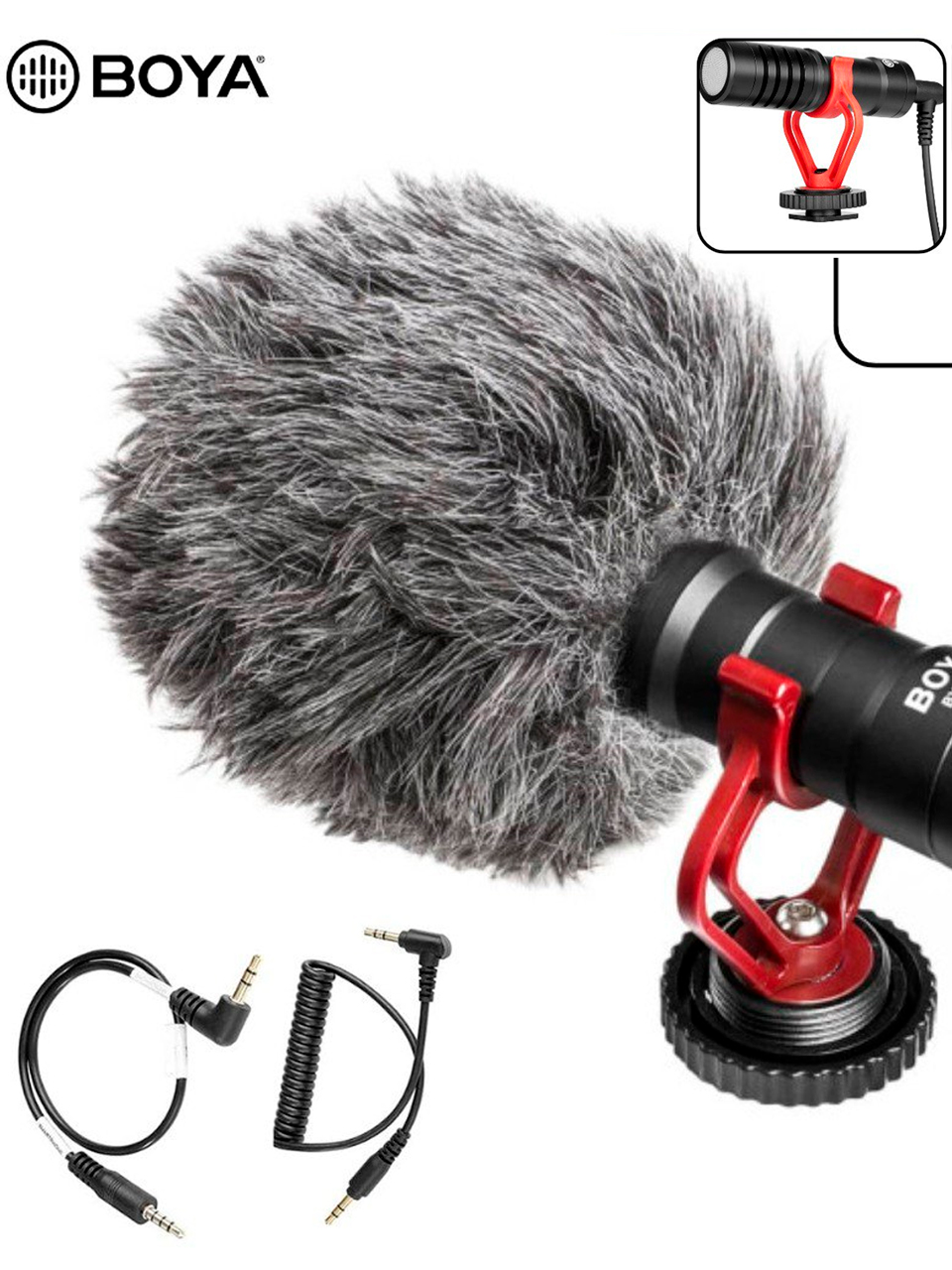 Microfono De Grabacion Boya By-mm1 3.5 M